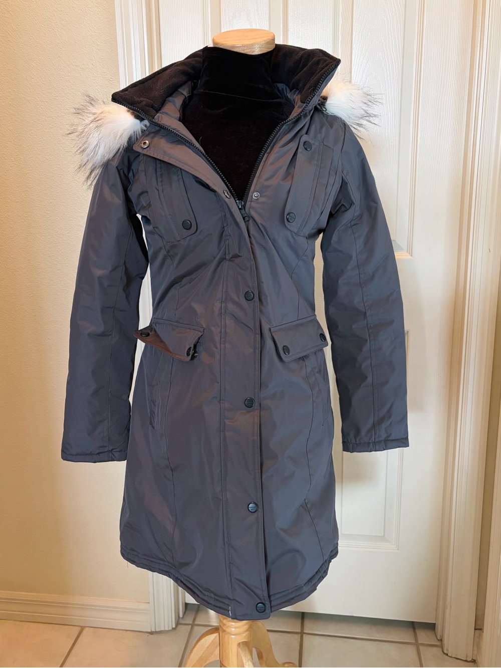 Vintage Steve Madden Black Parka
